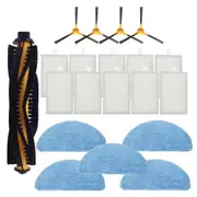 20PCS for C30B Robot 800T 820S Robot Vacuum Cleaner Parts Main Side Brush Mop Cloth HEPA Filter