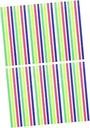HOODANCOS 6 Sets Colored Transparent Highlighter Tape Removable Page Tabs for Notes Office Supplies for Reading Annotating and Organizing