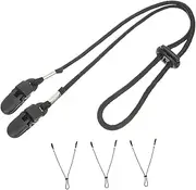 Adjustable Hat Strap Clips Elastic Hat Holder for Cycling Hiking Fasteners Outdoor Accessory