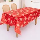 Rectangle Christmas Table Cloth Oil-Proof Spill-Proof Tablecloth Dining Cover