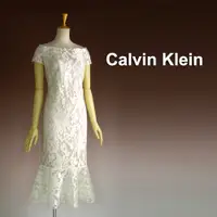 在飛比找蝦皮購物優惠-伴娘OR演奏會禮服 現貨免運Calvin Klein經典 白