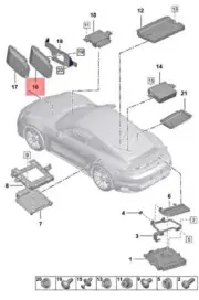 Genuine PORSCHE 992 Turbo S Control Unit 992907156P