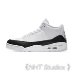 《NHT STUDIOS 》AIR JORDAN 3 RETRO 白黑 藤原浩 閃電 聯名限定 AJ3 3代 III