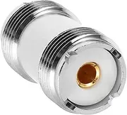 CAXUSD Female to Female So239 Adapter Connector Design Connector for Stable Signal Made of Polyethylene
