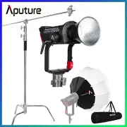 Aputure LS 600d 600W Daylight 5600K LED Video Light V-Mount +Lantern 90+ C Stand
