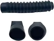 Motorcycle Front Shock Covers Fit for Motorcycle Front Fork Cover Protector Gaiter Gator Boot Shock Absorber Dust Guard Black Rubber Fork Guards