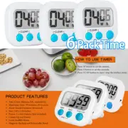 6PACK Large Digital Timer Countdown Cooking Timer Loud Alarm Cooking Timer