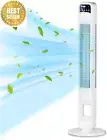 Bladeless Oscillating Tower Fan - 3 Speeds, 3 Modes, 12H Timer, Quiet Cooling