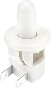 1x 2 Pin Refrigerator Door Light Switch Replacement 297243800 Compatible with Frigidaire Compatible with Electrolux Refrigerator AP4370047 PS2332280 Fits 3/4 Hole