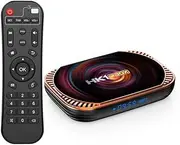 CHROX Android 11.0 TV Box,[4GB+128GB] S905X4 Quad-Core 64-Bit CPU, 2.4Ghz/5.0Ghz WiFi 100/1000M Ethernet, Support H.265/3D/4K/8K Ultra HD/BT 5.0/HDMI 2.0 Smart TV Box,4gb+32gb