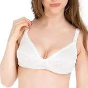 [MYSANITY] Women's Reggiseno Allattamento San Gallo Nursing Bra