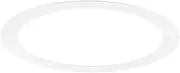 uxcell 1-Pack Goof Rings for 3 Inch Recessed Lights, 3.2" ID 3.9" OD Durable Steel Trim Ring Flush Mount White Can Light Trim Ring Cover for Ceiling Can Downlights