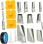 SEWOART 20pcs Caulking Nozzle Efficient Sealant Application Durable Easy to Clean Finishing Tools for Gaps and Joints