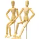 12吋關節可動木頭人D057-04關節可活動式木人工具人體模特32CM素描木製人偶32公分小木偶繪畫寫真動漫畫美術用品