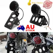 For Chopper Bobber Motorcycle Number License Plate Bracket Tail Light Side Mount