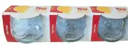 McDonald's 2021 Limit Edition 3 x 50 Years of Macca Wobbling Glasses-The Fries
