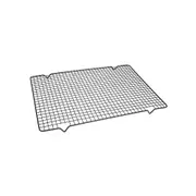 Mondo Rectangular Metal 45x25cm Cake Cooler Non-Stick Baking Rack Stand Black