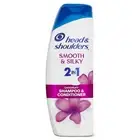 Head and Shoulders 2 in 1 Dandruff Shampoo Conditioner Paraben Free 12.5oz