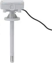 Analog Temperature Humidity Sensor, DC 12‑24V Output for Wall Mounted Air Duct RS485 Modbus Sensor with Stainless Steel Tube IP67 Shell