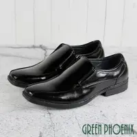 在飛比找ETMall東森購物網優惠-GREEN PHOENIX 男 紳士皮鞋 商務皮鞋 素食皮革