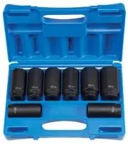 Grey Pneumatic 1708SN 8 Piece 12 Point Metric Axle Nut Socket Set Brand New!