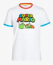 NEW PETER ALEXANDER MENS SUPER MARIO TEE PJ TOP RRP$59.95 XXL