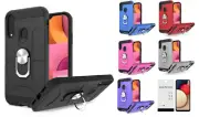 For Samsung Galaxy A02s A025 A025M S124DL Dynamic Ring Stand Case Cover + TG