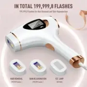 3 in1 Laser Hair Removal Epilator Machine Ice feeling Facial Body For Women Men