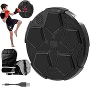 Punching Trainer Machine, Music Boxing Trainer with LED Light, Indoor Workout Supplies for Men Girls Teens Boys Women