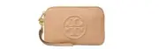 Tory Burch Women's Devon Sand Pebbled Leather Bombe Wristlet