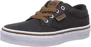 [Vans] Y Winston (MTE), Unisex Kids' Low-Top Sneakers, Black (Canvas Black/ 186), 1 UK (32 EU)