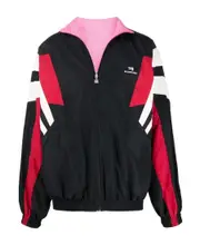 Double-sided zipper jacket M black