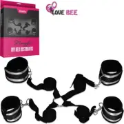 LoveToy Struggle Bed Restraints Bondage Handcuffs BDSM Fetish Erotic Roleplay