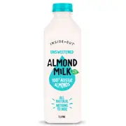 Organic Inside Out Fresh Almond Milk Unsweetened 1L - Fresh, healthy organic delivery | Doorstep Organics