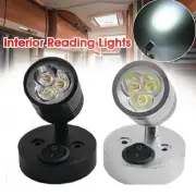 RV 12 Volt Reading Lights with USB Port Boat Interior Lights Bedside Cabin Lamp
