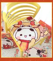 [US SELLER] Panda Couple Bubu and Dudu Bute Bear Chair cushion 2 Pcs