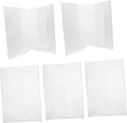 BCOATH 5Pcs Clear Plastic Book Cover for School Exercise Books Protective Film Protector Easy to Use Transparent Design for Quick Identification