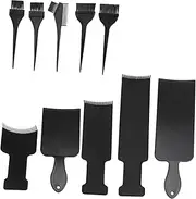 HONITANO 10pcs Hair Dye Kit with Tint Boards and Brushes Durable Hair Coloring Comb Set for Salon Home Use Prevents Scalp Contact for Highlighting and Balayage Techniques