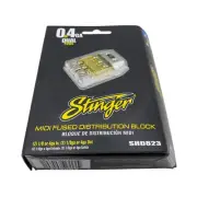 Stinger SHD823 MIDI Distribution Block Dual Fused Multi Gauge 2-Input/2-Output