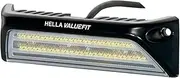 HELLA 357098001 ValueFit SM2000 Exterior Scene Light, 12V/24V Worklight, Powder Coated Black Aluminium Housing, Waterproof and dustproof IP6K7 for RVs, Campers, motorhomes, Trucks, Trailers