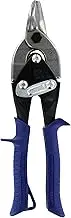 MIDWEST Bulldog Aviation Tin Snip - Straight Cut Regular Tin Cutting Shears with Forged Blade & KUSH'N-POWER Comfort Grips - MWT-6716B