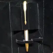 Parker Sonnet Mono Stainless Steel W Gold Trim Ball Pen 1743629