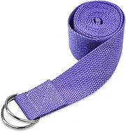 WHAMVOX Fitness Yoga Stretch Band 2 Pack Stretch Belt for Flexibility Exercise Warm-up Sports (Dark)