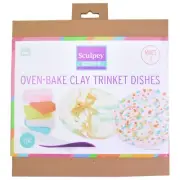 Sculpey III Oven Bake Clay Kit-Trinket Dishes, Makes 2