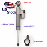 US CNC Gray Steering Damper Motorcycle Stabilizer Linear Reversed Safe Control