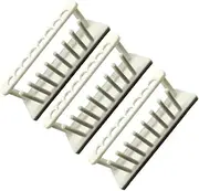 SOLUSTRE 3pcs Test Tube Racks Plastic Aquarium Stand Plastic in-line Test Tube Rack White Rack for Test Tube Laboratory Tube Rack Tube Holder Equipment Suite Bracket Small Hole Frame