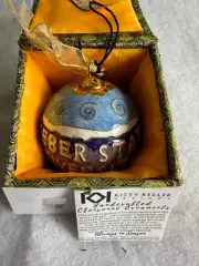 Kitty Keller Weber State University Christmas Cloisonné Ornament