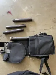 Portable High Quality Take Apart Shovel In Pouch For Campers