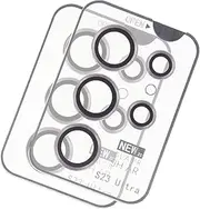 2 Set Lens Protector Handheld Mini Hub Chain Plus Film Link Portable Protectors Charger Accessories Car Phone Holder Screen Light Glasses Tablet Lenses Tempered Glass Purple