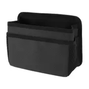 Car Trash Can Hanging Car Door Back Seats Fabric Trash Bin Black 1 Pcs